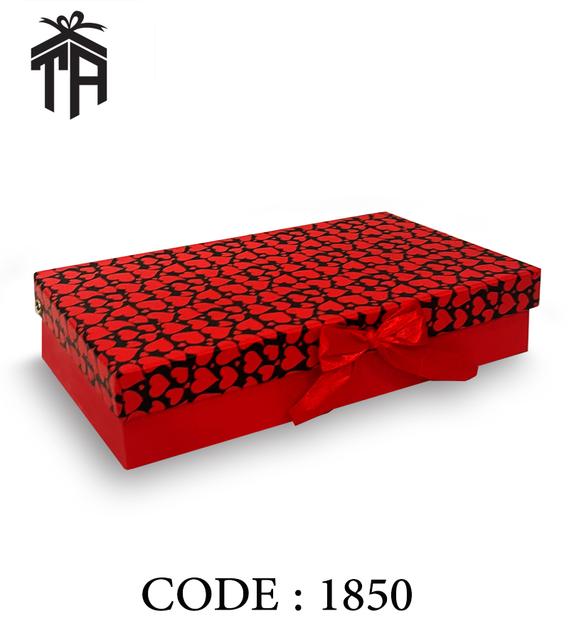 هارد باکس مستطیلی تک سایز لولایی کد 1850